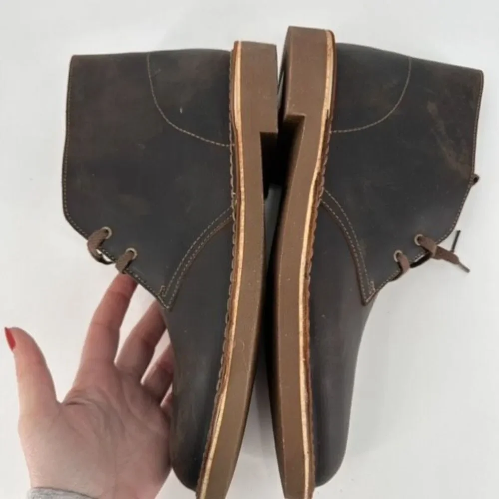 NWOB Clarks Men's Bushacre 2 Chukka Boot Brown Size 11B‎ Beeswax NEW NWOT